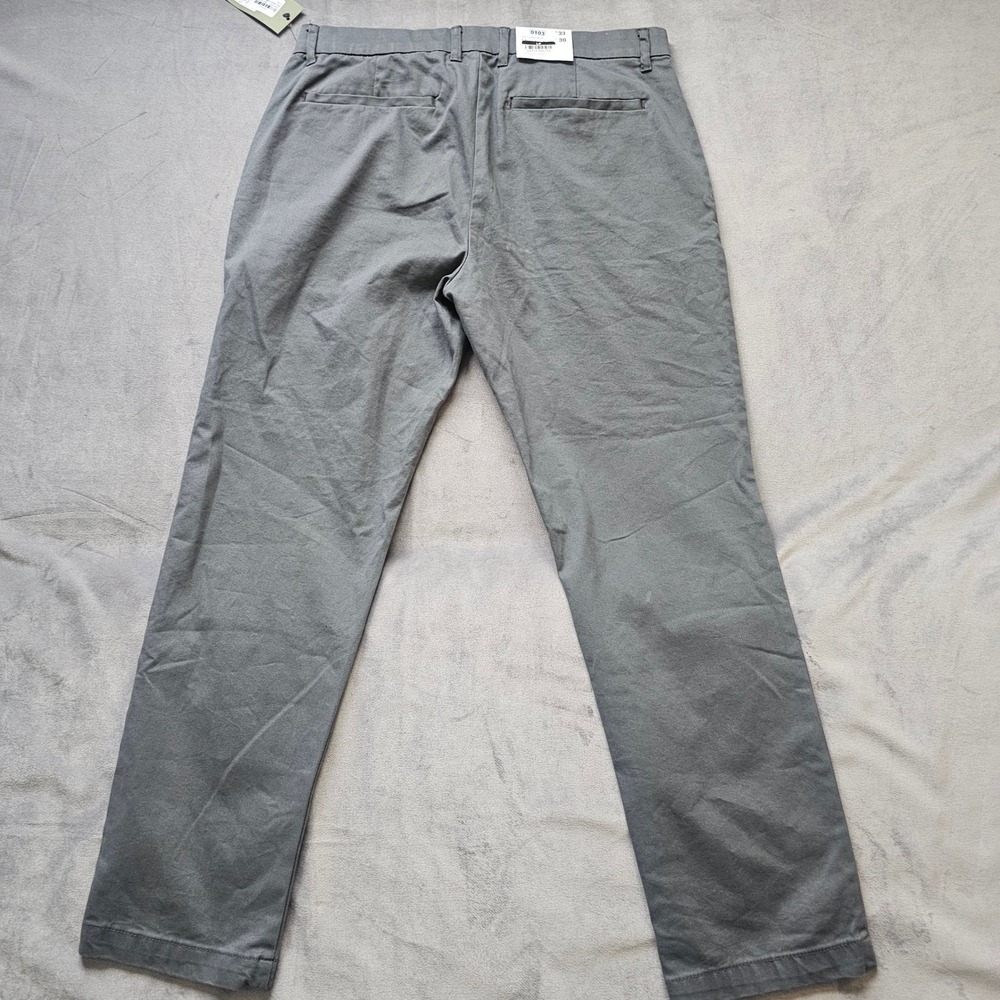 Goodfellow & Co Mens Comfort Wear‎ Chino Pants Gray Stretch 33x30 NWT - Picture 3 of 7